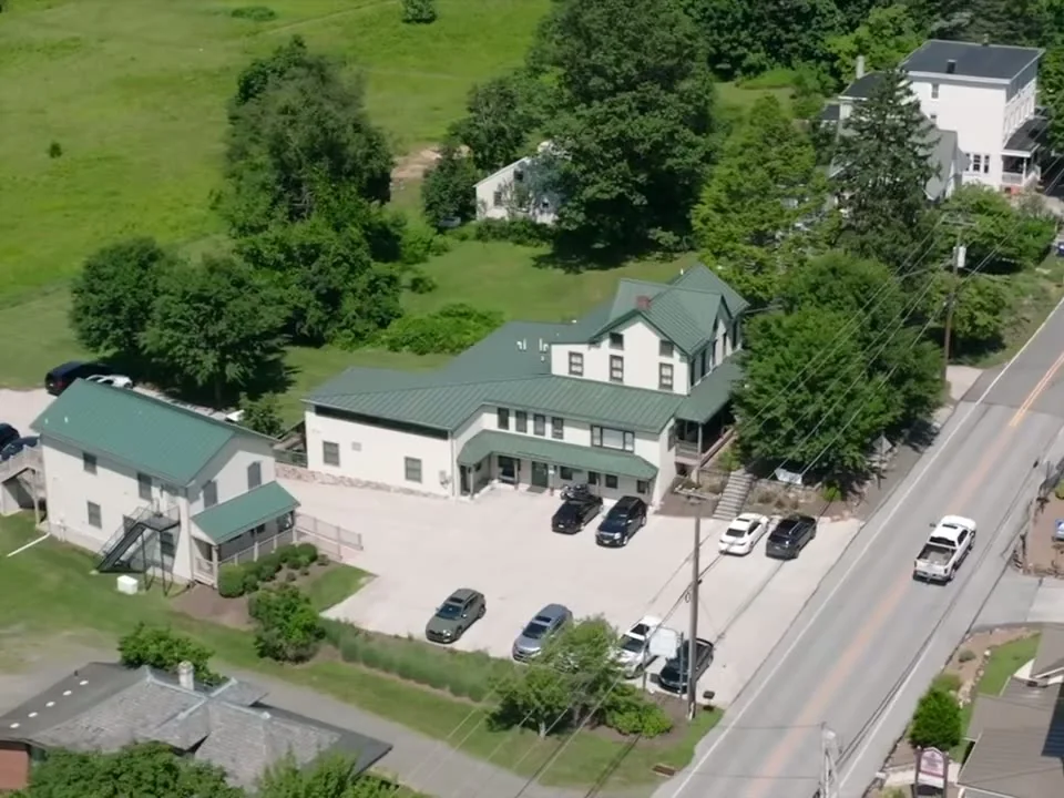 Aerial view of the Pennsylvania Recovery Center campus in Phoenixville